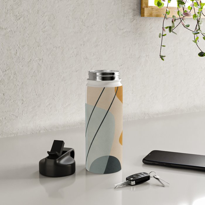 Abstract Shapes No27 Water Bottle Gallery Image 4