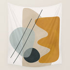 Abstract Shapes No27 Wall Tapestry Gallery Image 4