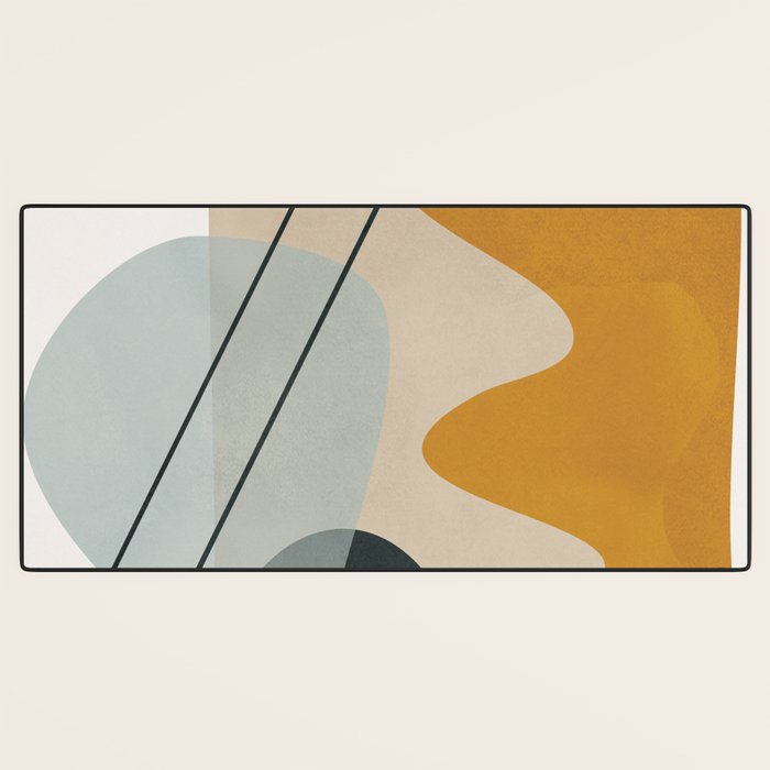 Abstract Shapes No27 Desk Mat Gallery Image 3