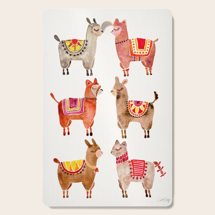 Alpacas Cutting Board Gallery Image 1
