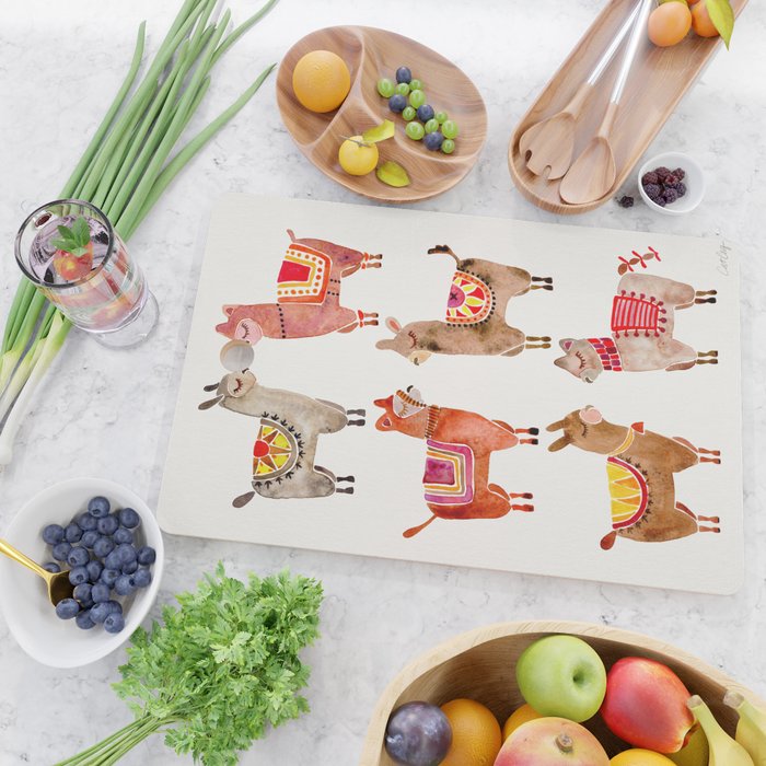Alpacas Cutting Board Gallery Image 2