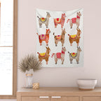 Alpacas Wall Tapestry Gallery Image 2