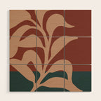 Lazy leaf 1 big print  Wood Wall Art Gallery Image 1