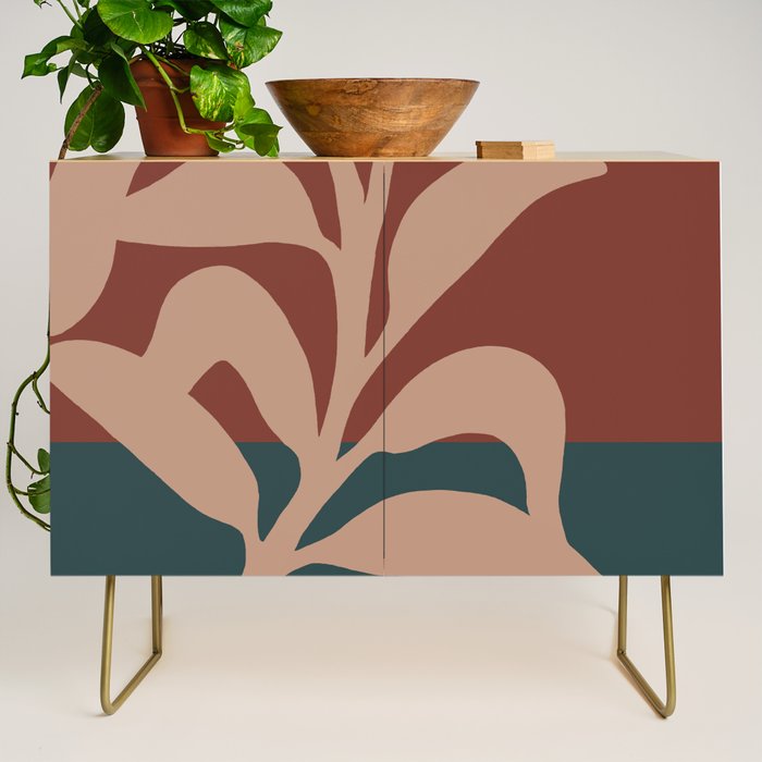 Lazy leaf 1 big print  Credenza Gallery Image 1