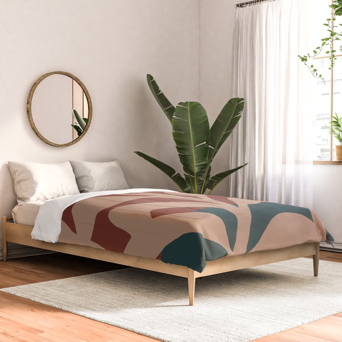 Lazy leaf 1 big print  Comforter Gallery Image 2
