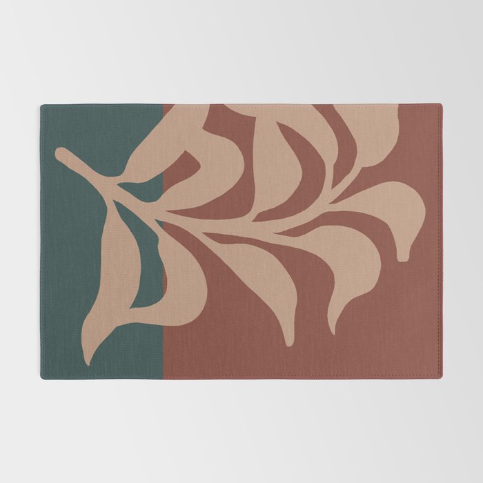 Lazy leaf 1 big print  Rug Gallery Image 2