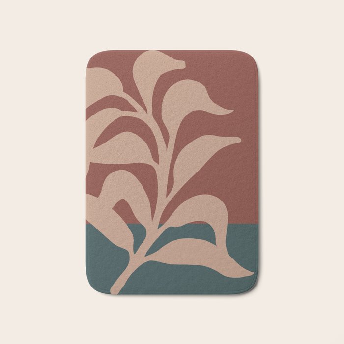 Lazy leaf 1 big print  Bath Mat Gallery Image 1