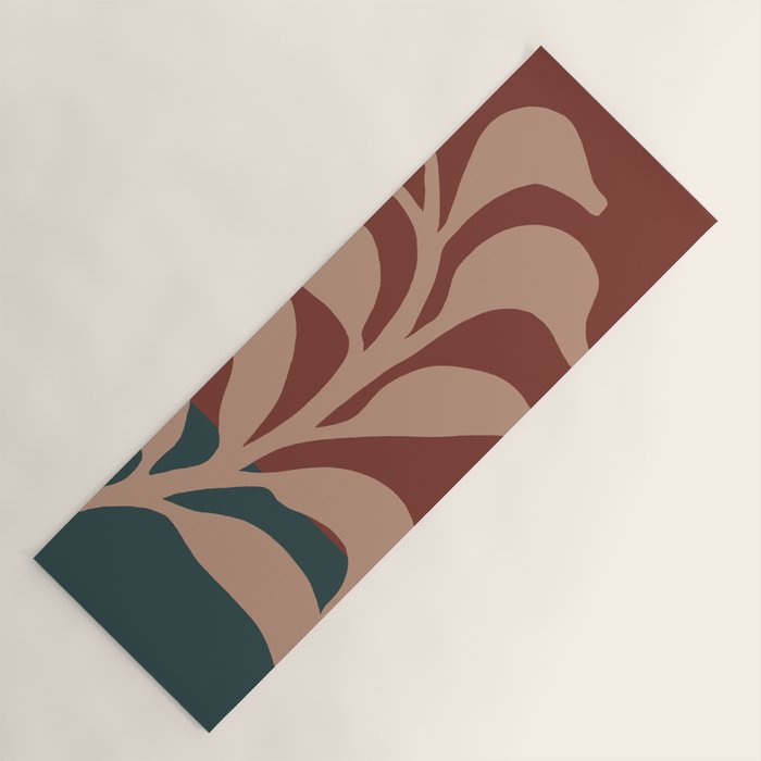 Lazy leaf 1 big print  Yoga Mat Gallery Image 1