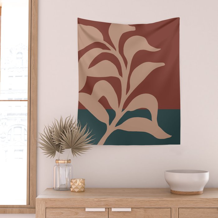 Lazy leaf 1 big print  Wall Tapestry Gallery Image 2