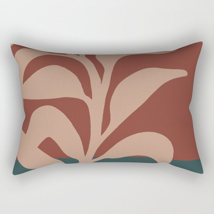 Lazy leaf 1 big print  Rectangular Pillow Gallery Image 2