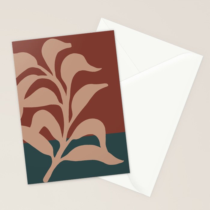 Lazy leaf 1 big print  Stationery Card Gallery Image 2
