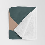 Lazy leaf 1 big print  Throw Blanket Gallery Image 3