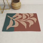 Lazy leaf 1 big print  Rug Gallery Image 1