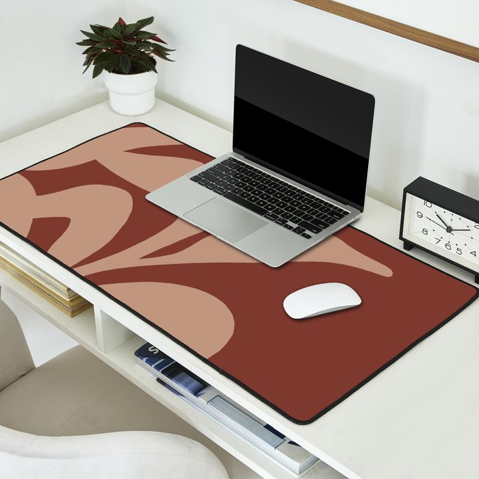 Lazy leaf 1 big print  Desk Mat Gallery Image 2