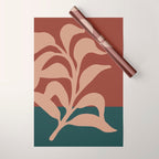 Lazy leaf 1 big print  Wrapping Paper Gallery Image 1