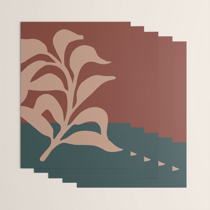 Lazy leaf 1 big print  Wrapping Paper Gallery Image 3