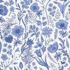 Meadow Magic Blooming Blue & White Wild Flower Floral Coffee Mug Gallery Image 2