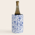 Meadow Magic Blooming Blue & White Wild Flower Floral Wine Chiller Gallery Image 3
