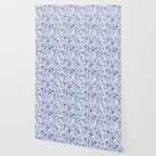 Meadow Magic Blooming Blue & White Wild Flower Floral Wallpaper Gallery Image 2