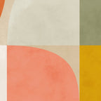 Shapes abstract pastel II Coffee Mug Gallery Image 2