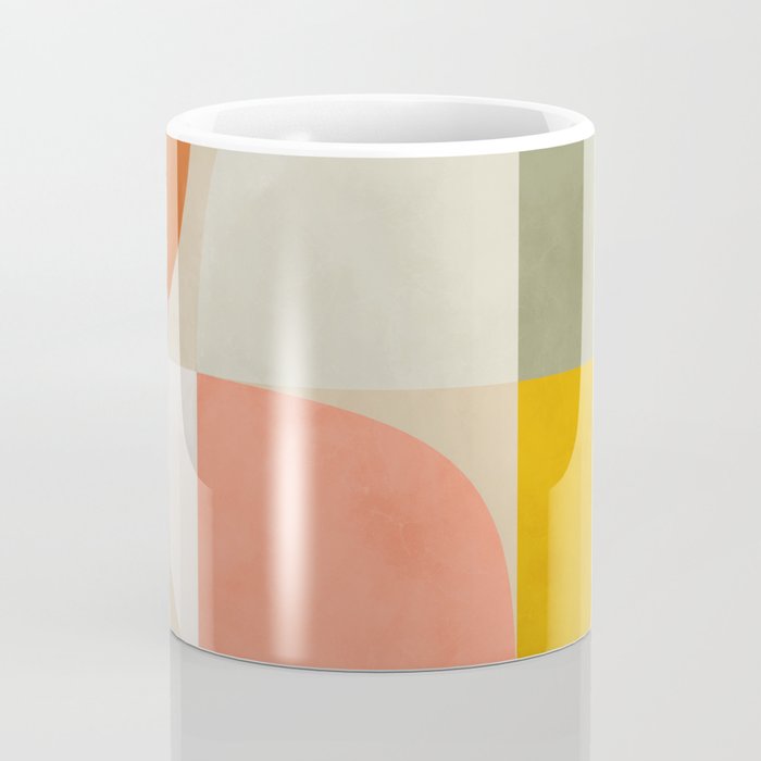 Shapes abstract pastel II Coffee Mug Gallery Image 4