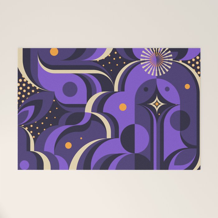 Full Moon Night Spirits Welcome Mat Gallery Image 1