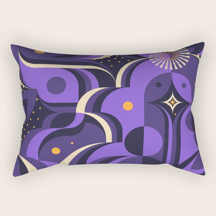 Full Moon Night Spirits Rectangular Pillow Gallery Image 2