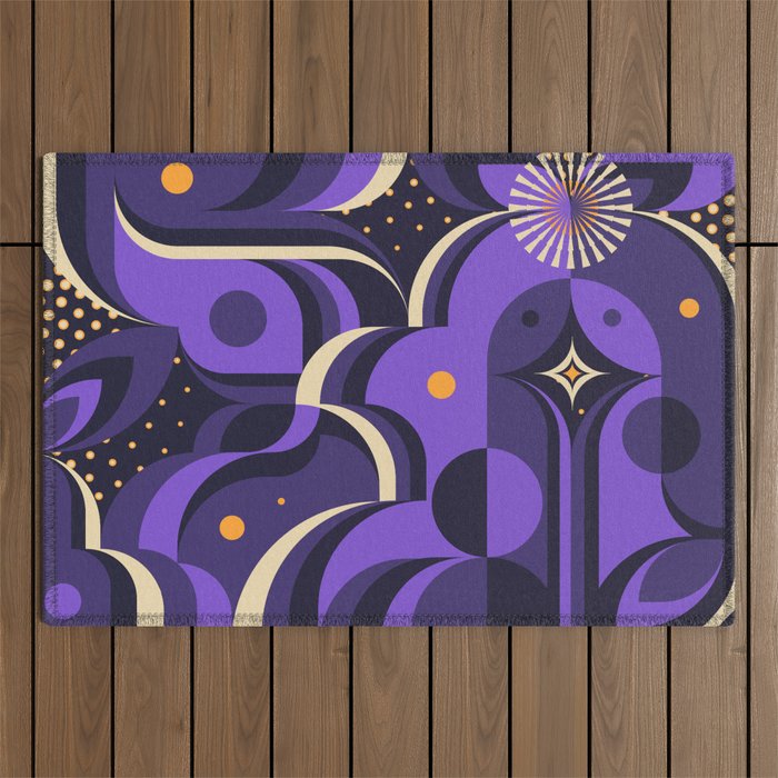Full Moon Night Spirits Outdoor Rug Gallery Image 1