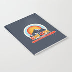 SKI ON! retro badge Notebook Gallery Image 2