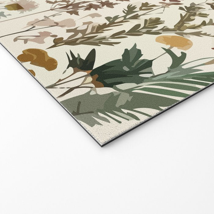 Nostalgic Wildflowers Floral Welcome Mat Gallery Image 2