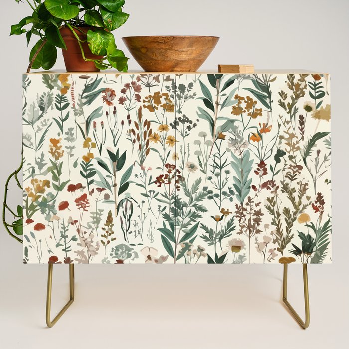 Nostalgic Wildflowers Floral Credenza Gallery Image 1