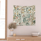 Nostalgic Wildflowers Floral Wall Tapestry Gallery Image 2