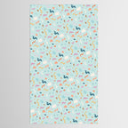 Abtract Colorful Brush Pattern Tablecloth Gallery Image 2
