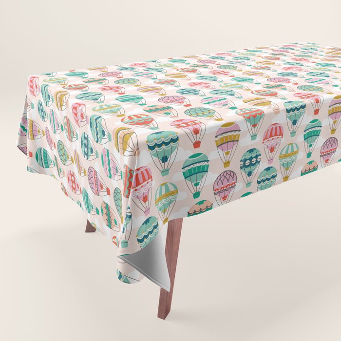 Hot Air Balloons Tablecloth Gallery Image 1