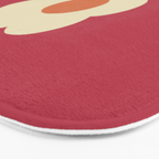 Magenta flower Bath Mat Gallery Image 3