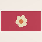 Magenta flower Desk Mat Gallery Image 3