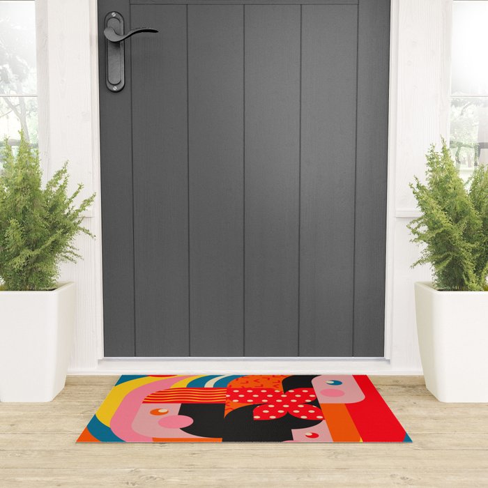Sunrise Trio Sisters Welcome Mat Gallery Image 3