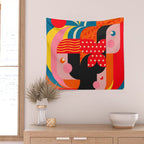 Sunrise Trio Sisters Wall Tapestry Gallery Image 2
