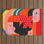Sunrise Trio Sisters Outdoor Rug Gallery Image 1