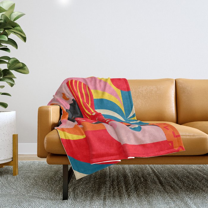 Sunrise Trio Sisters Throw Blanket Gallery Image 1