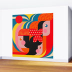Sunrise Trio Sisters Wall Mural Gallery Image 2
