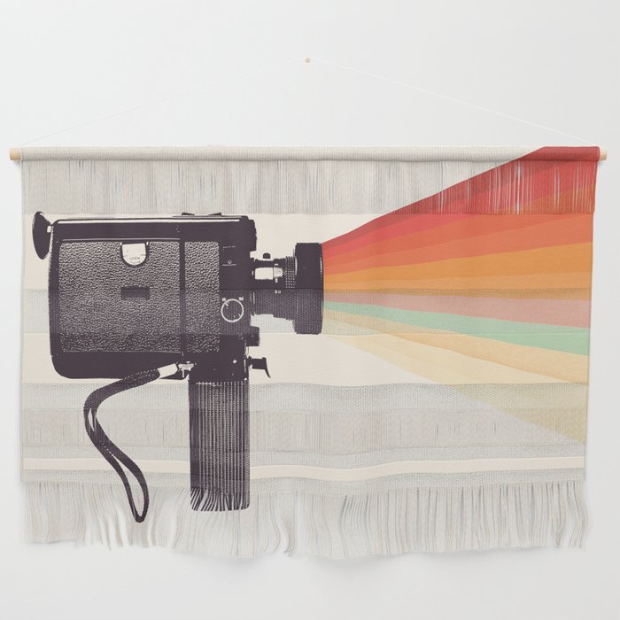 Movie Camera Rainbow Wall Hanging Gallery Image 1