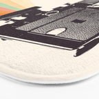Movie Camera Rainbow Bath Mat Gallery Image 3