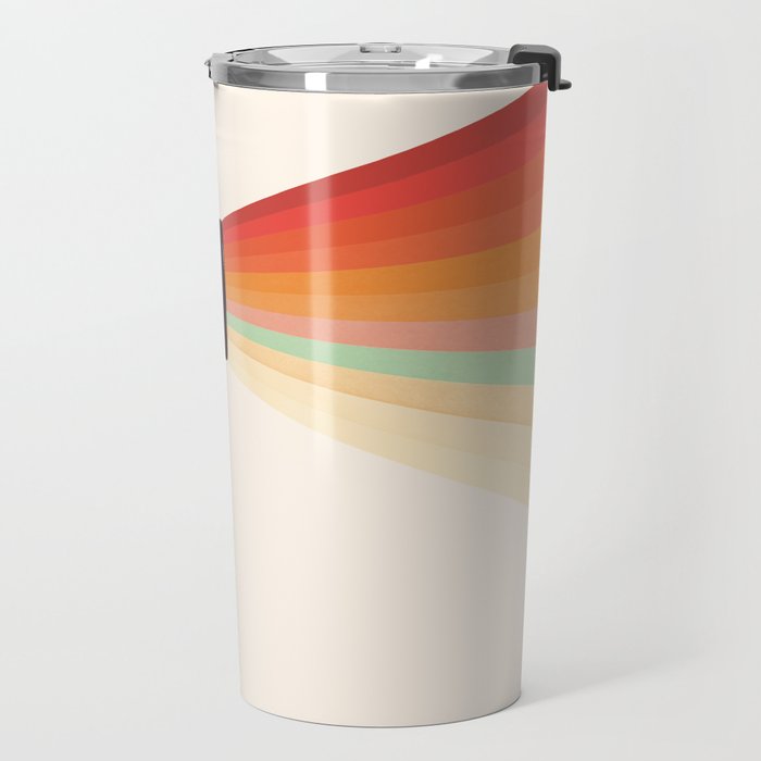 Movie Camera Rainbow Travel Mug Gallery Image 2