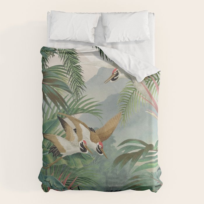 Sarus crane in the forest Duvet Cover Gallery Image 6