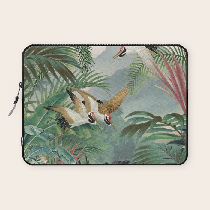 Sarus crane in the forest Laptop Sleeve Gallery Image 1