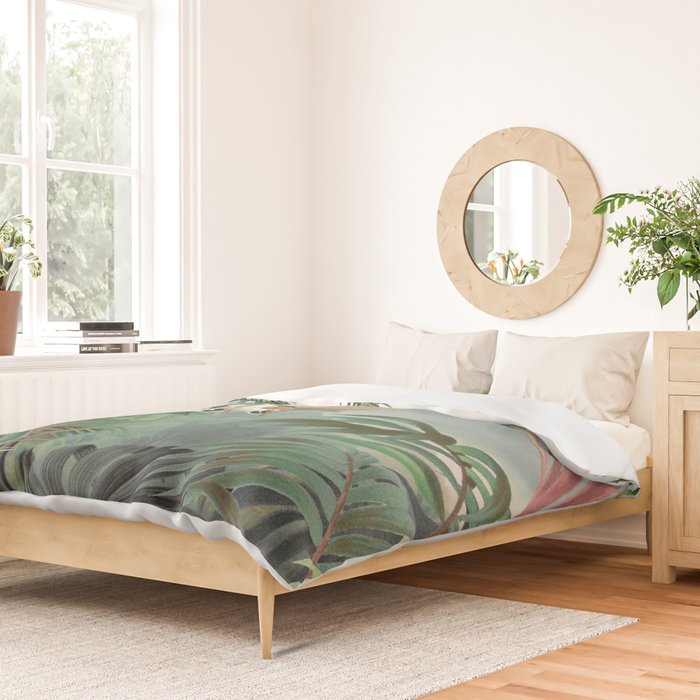 Sarus crane in the forest Duvet Cover Gallery Image 2