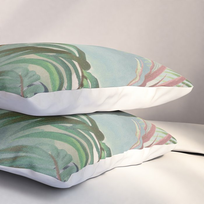 Sarus crane in the forest Pillow Sham Gallery Image 3