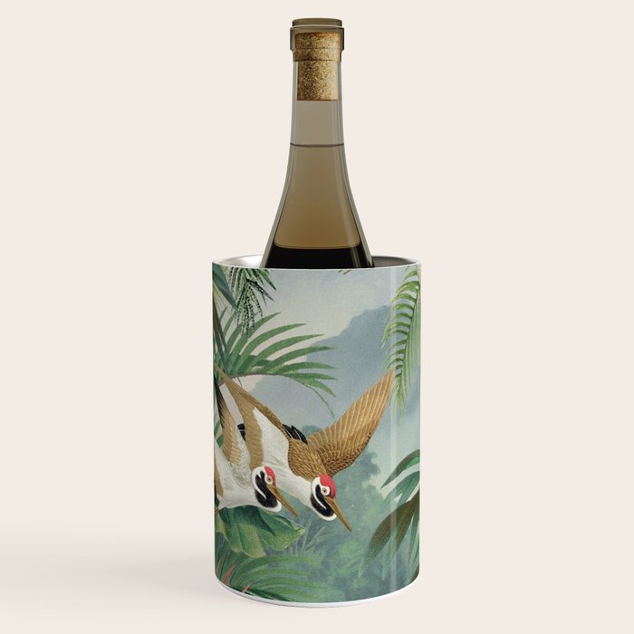 Sarus crane in the forest Wine Chiller Gallery Image 1