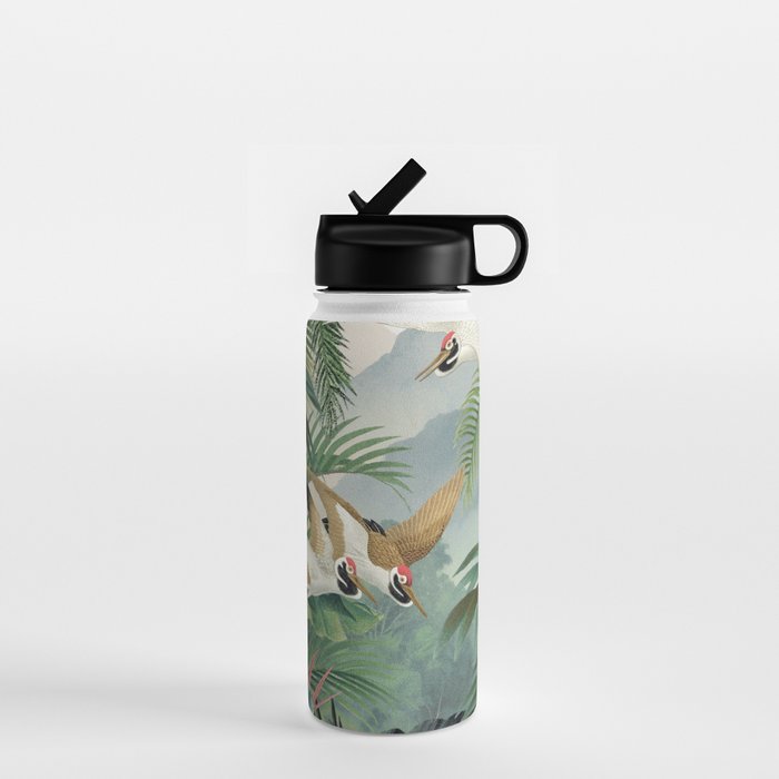 Sarus crane in the forest Water Bottle Gallery Image 1